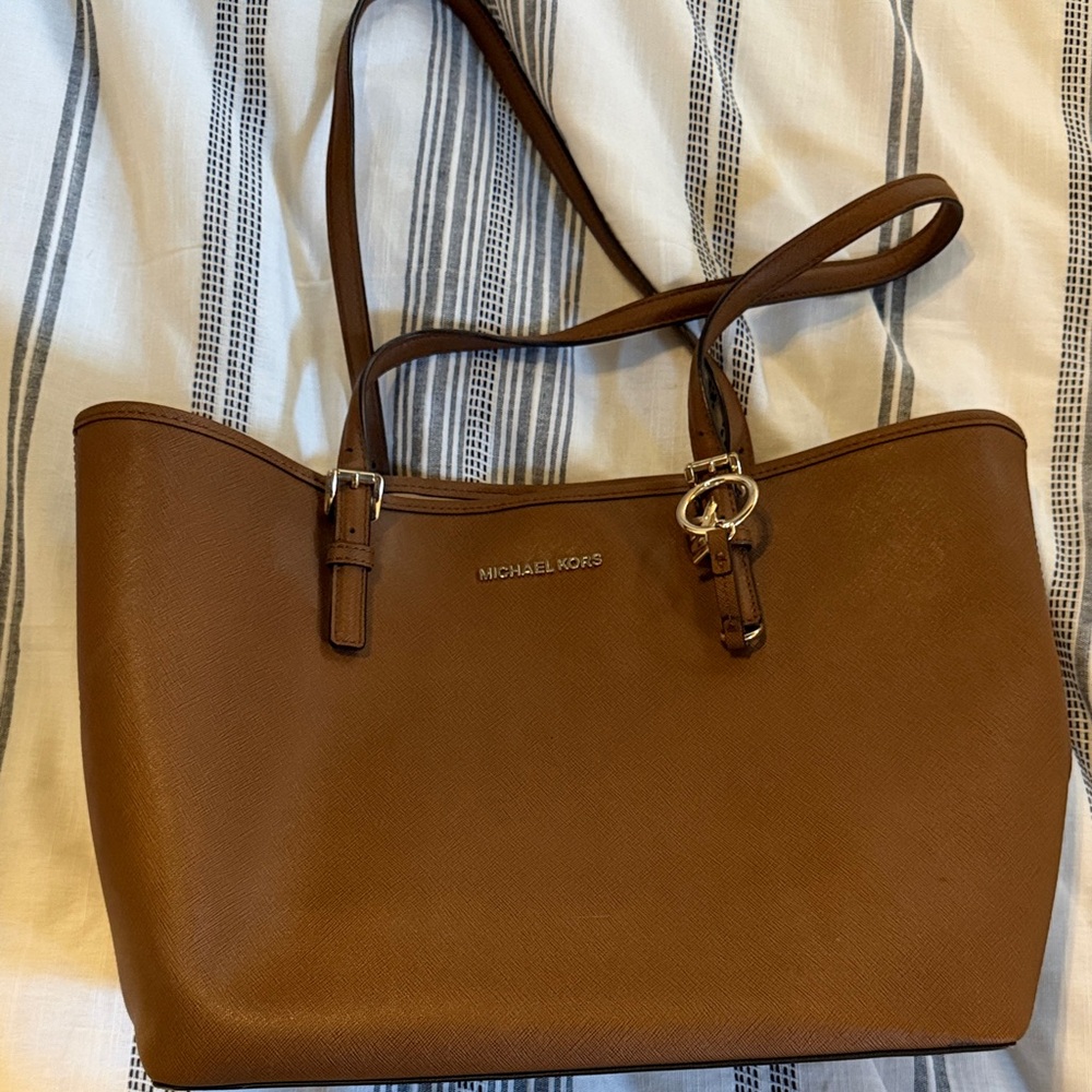 Michael Kors Tan Leather Tote
